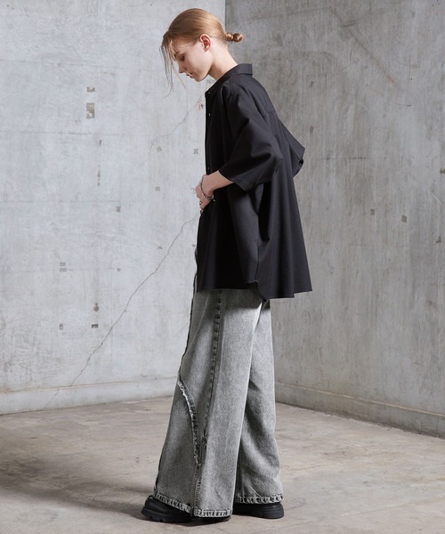 「SERACE」 デニムパンツ S ライトグレー メンズ_画像2