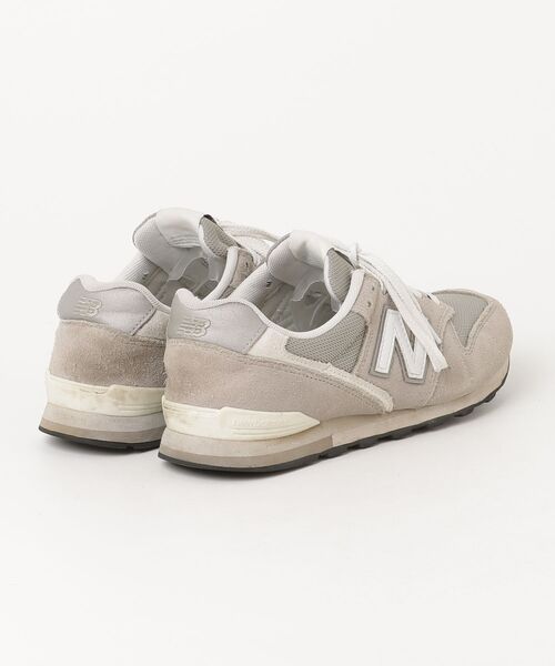 「New Balance」 ローカットスニーカー 25.5cm ベージュ レディース_画像2