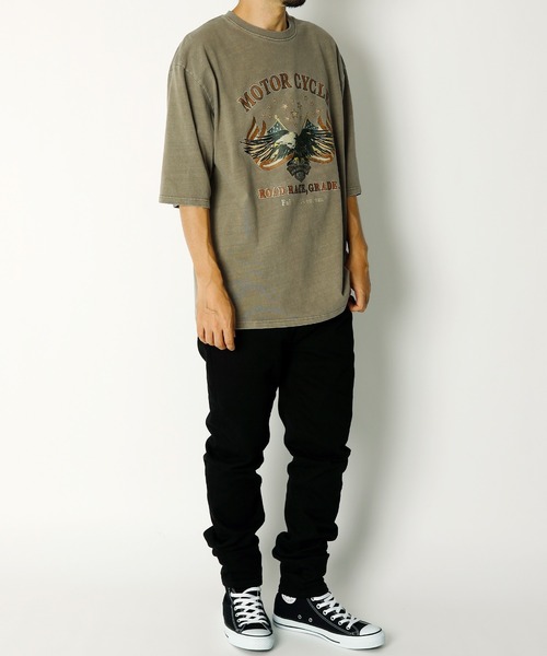 「INASTUDIOS ZOO」 「HALHAM」半袖Tシャツ MEDIUM ブラック系その他2 メンズ_画像3