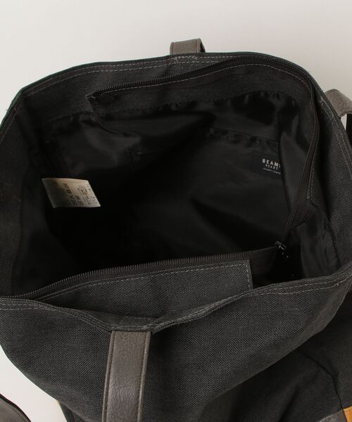 「BEAMS HEART」 トートバッグ ONE SIZE チャコールグレー メンズ_画像4