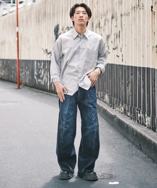 NVRFRGT（ネヴァーフォーゲット） ジーンズ 3D TWISTED WIDE LEG JEANS