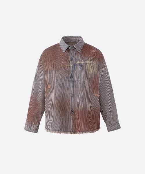 シャツ Distressed Vintage Over shirt メンズ | U：UME