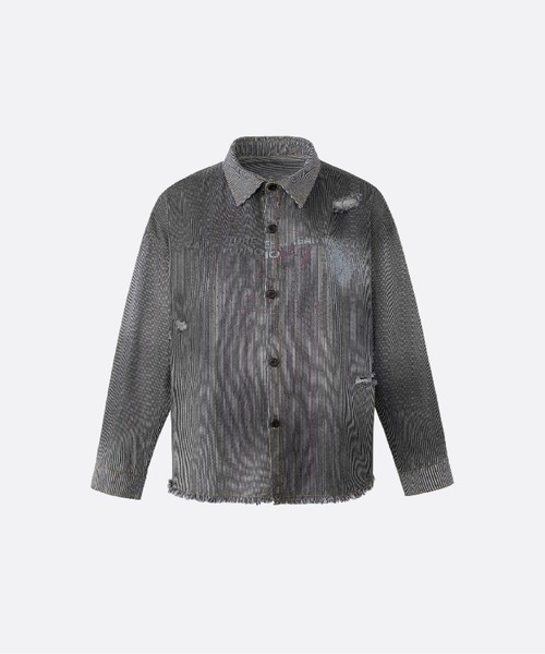 シャツ Distressed Vintage Over shirt メンズ | U：UME | 01