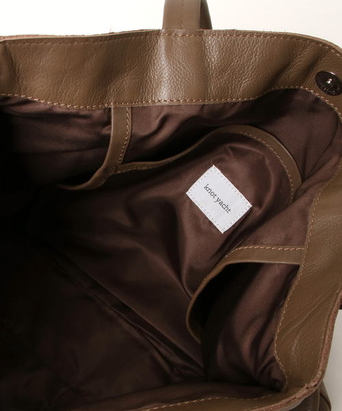 トートバッグ leather tote bag（knot yacht/ノットヨット） レディース メンズ_4