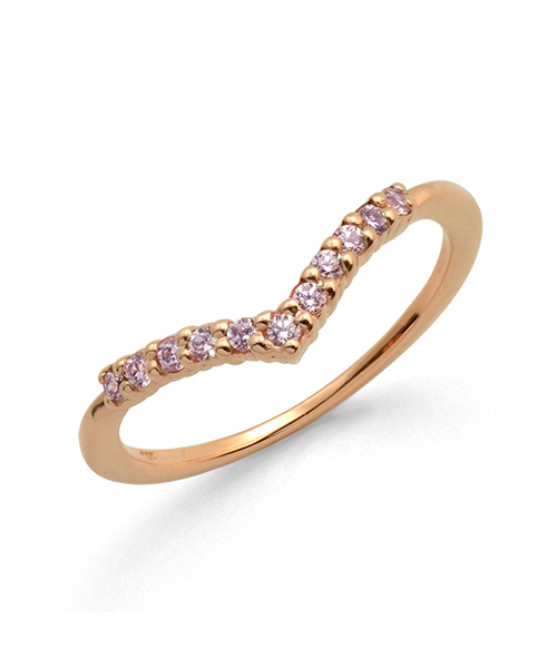 BLOOM（ブルーム） 指輪 リング シルバー キュービックジルコニア V