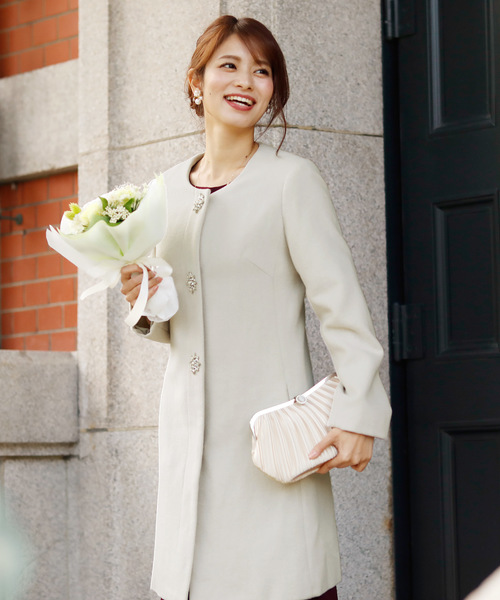 ⭐︎美品⭐︎M-PREMIER チェスターコート サイズ36 ベージュ ⭐︎美品⭐︎M-PREMIER チェスターコート サイズ36 ベージュ