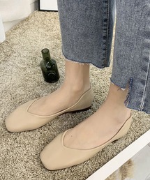 STYLEBLOCK（スタイルブロック） パンプス Vカットスクエアトゥ