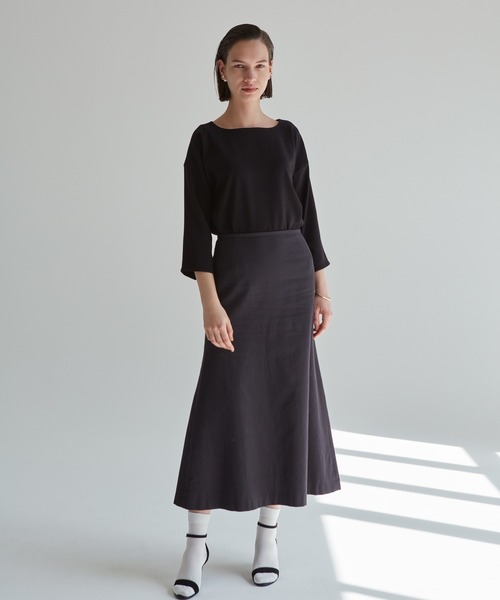 ブラウス シャツ 「SETENS/セテンス」ストレッチマテリアルブラウス レディース SETENS ブラウス シャツ 「SETENS/セテンス」ストレッチ