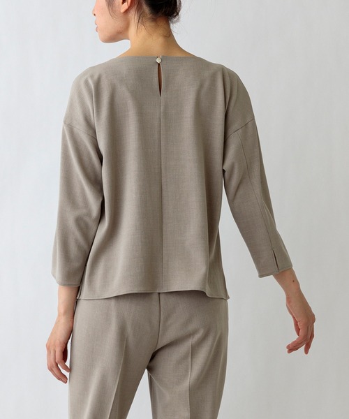 ブラウス シャツ 「SETENS/セテンス」ストレッチマテリアルブラウス レディース SETENS ブラウス シャツ 「SETENS/セテンス」ストレッチ