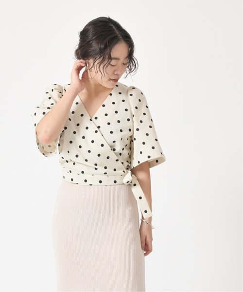 SPICK &amp; SPAN カシュクールフレアブラウス　36 セール】カシュクールフレアブラウス◇（シャツ/ブラウス）｜U by