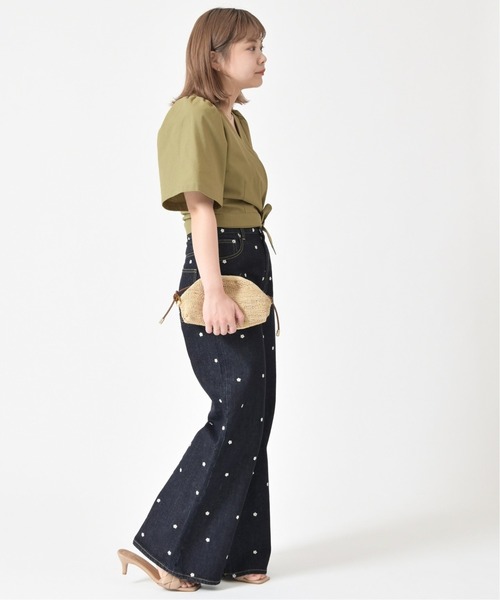 SPICK &amp; SPAN カシュクールフレアブラウス　36 U by SPICK&SPAN - SPICK & SPAN カシュクールフレアブラウス 36の通販