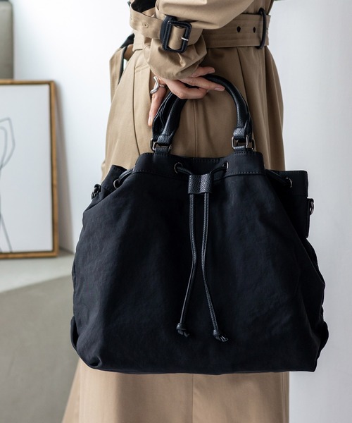 VitaFelice（ヴィータフェリーチェ） トートバッグ 巾着2wayナイロン