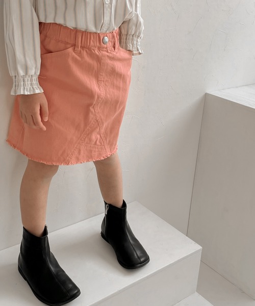 MAKE YOUR DAY スカート リメイク風ベーシックスカート90〜140cm