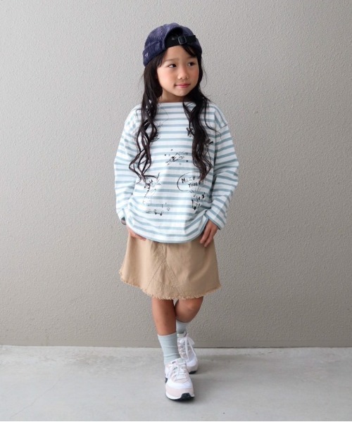 MAKE YOUR DAY スカート リメイク風ベーシックスカート90〜140cm