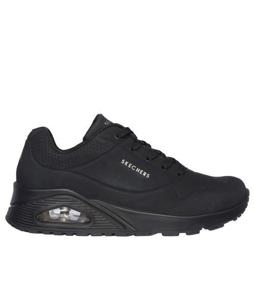 未使用級【スケッチャーズ】ストリート ウノ スタンド オンエアー♡ブラック 24 SKECHERS スニーカー STREET UNO-STAND ON AIR / スケッチャーズ
