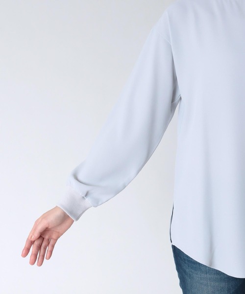 Jines ブラウス シャツ ボートネック・Tシャツ 風ブラウス