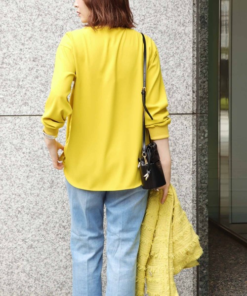 ブラウス シャツ ボートネック・Tシャツ 風ブラウス レディース Jines ブラウス シャツ ボートネック・Tシャツ 風ブラウス