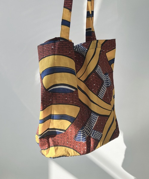 MAGIC STICK アフリカンプリント トートバッグ MAGIC STICK アフリカンプリント トートバッグ
