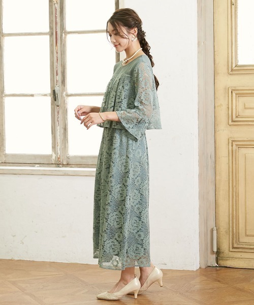 Jolie et Jolie（ジョリー エ ジョリー） ドレス レース切替フレア