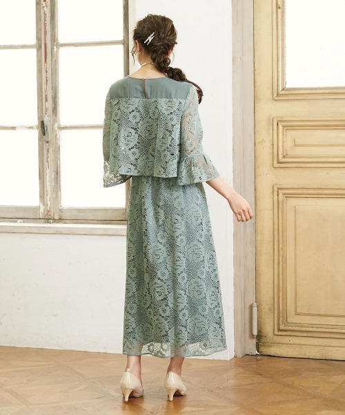 Jolie et Jolie（ジョリー エ ジョリー） ドレス レース切替フレア