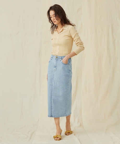 relume JOURNAL STANDARD デニムタイトスカート 追加3》9oz C/R ジョイントデニムスカート（デニムスカート）｜JOURNAL