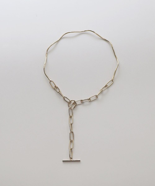 CEMO NEMO（セモネモ） ネックレス 2way コンビチェーン Y字 マンテル