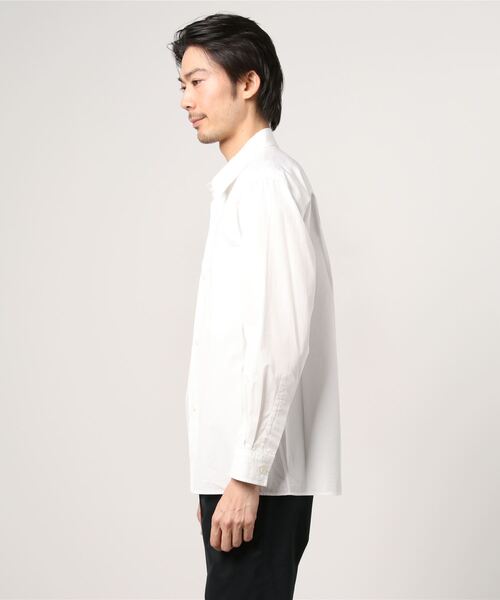 MARGARET HOWELL」 長袖シャツ LARGE ホワイト メンズ : 79961302 