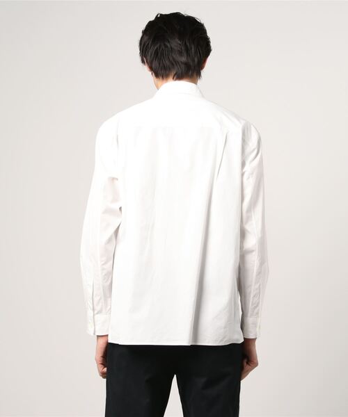 MARGARET HOWELL」 長袖シャツ LARGE ホワイト メンズ : 79961302 