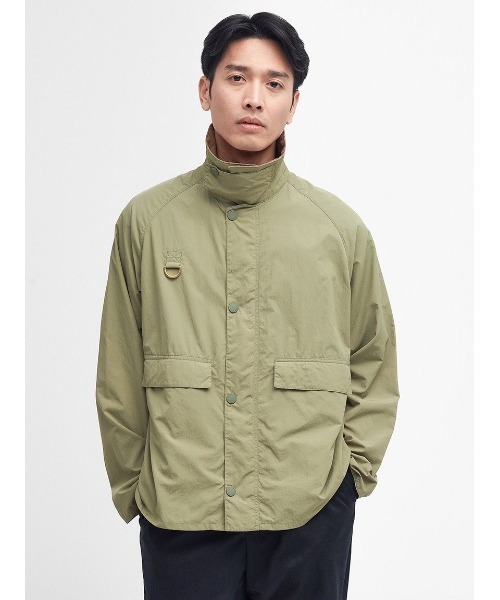 バブアーアイボリー ナイロン ジャケット Barbour 「Barbour」 ナイロンブルゾン 40 オフホワイト メンズ