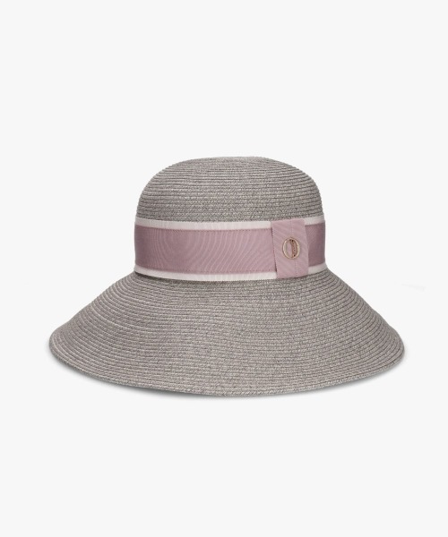 Chapeau d'O シャポードオー　ストローハット　リボン　ピンク Chapeau d' O StrawBraid Casablanca / シャポードオー（ハット