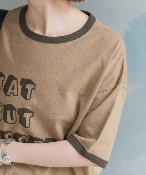 Spick＆Span tシャツ Tシャツ MUCCI / ムッチ リンガーTee CS21