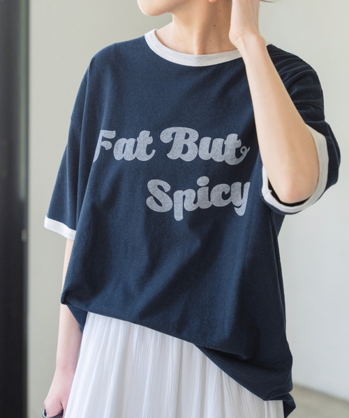 Spick＆Span tシャツ Tシャツ MUCCI / ムッチ リンガーTee CS21