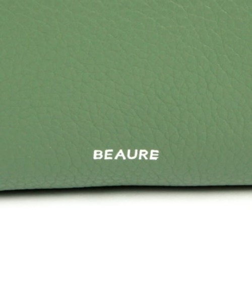 ショルダーバッグ バッグ 「BEAURE/ビュレ」トリプルファスナー ミニポシェット レディース メンズの画像
