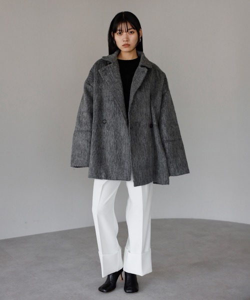 mideal shaggy middle coat / シャギーミドルコート mideal（マイディール）の「shaggy middle coat / シャギーミドル