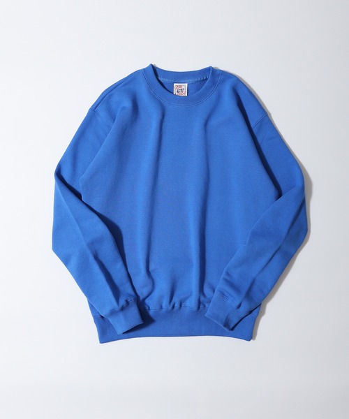 【新品】V TWELVE メンズ　トレーナー　ブルー　定価26400円 CROSS & STITCH トレーナー スウェット CROSS ＆ STITCH 10オンス