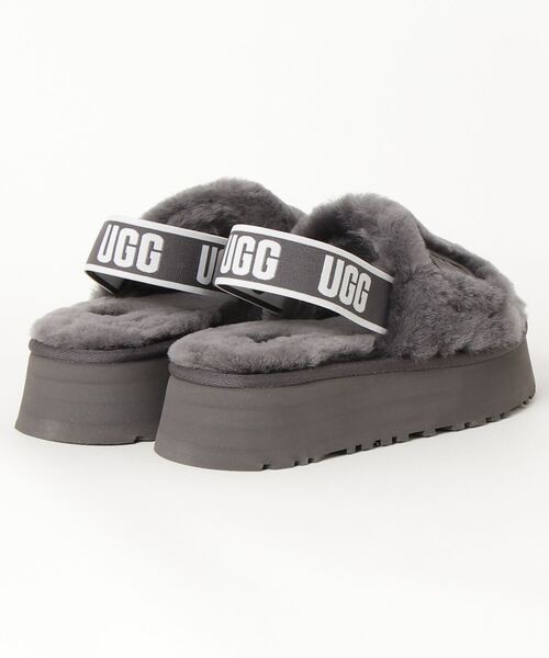 UGG」 フラットサンダル 23.0cm グレー レディース
