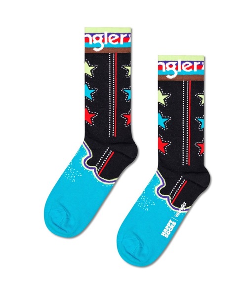 Happy Socks（ハッピーソックス） 靴下 × Wrangler」Wネーム Limited
