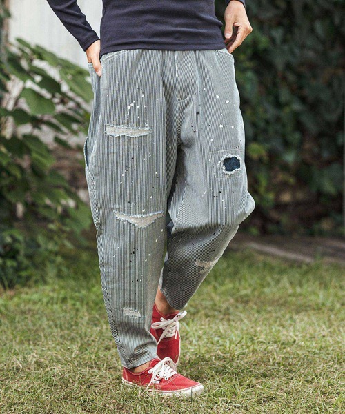 CAMBIO（カンビオ） ジーンズ mp12972-Hickory Denim Painter Pants