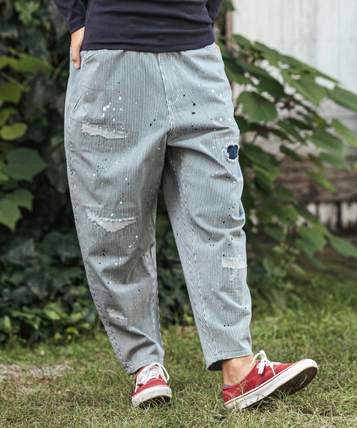 ☆新品 CAMBIO Hickory Denim ペインターパンツ☆M 新品 CAMBIO Hickory Denim ペインターパンツ M パンツ