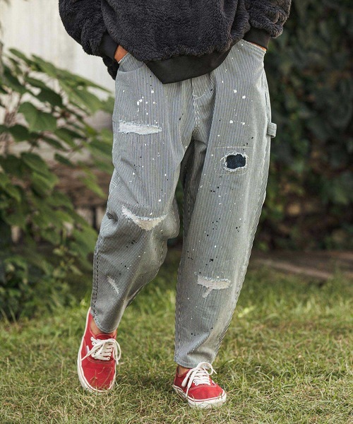 CAMBIO（カンビオ） ジーンズ mp12972-Hickory Denim Painter Pants