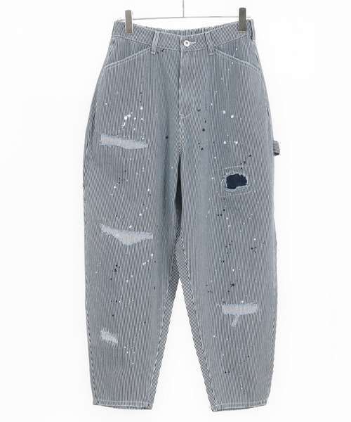 ユーロペインターパンツ CAMBIO｜mp12972-Hickory Denim Painter Pants ペインターパンツ