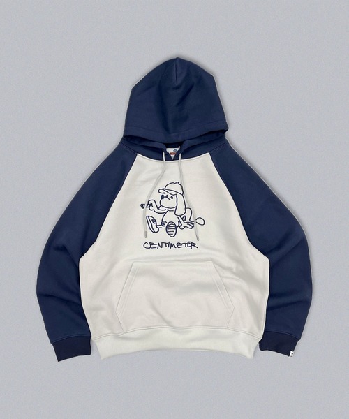 センチメーター　centimeter パーカー centimeter（センチメーター） パーカー Hand drawing ruler raglan