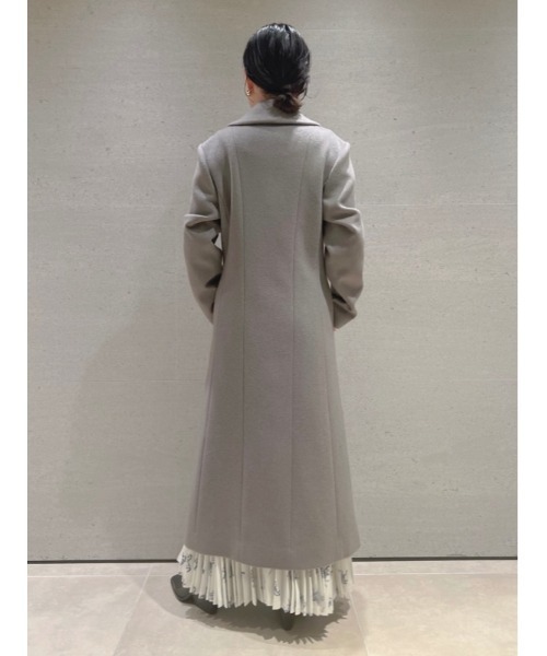 新品♡LILY BROWNホワイトロングコート♡ノーカラーコート セール】【WEB限定サイズあり】チェスターコート（チェスターコート