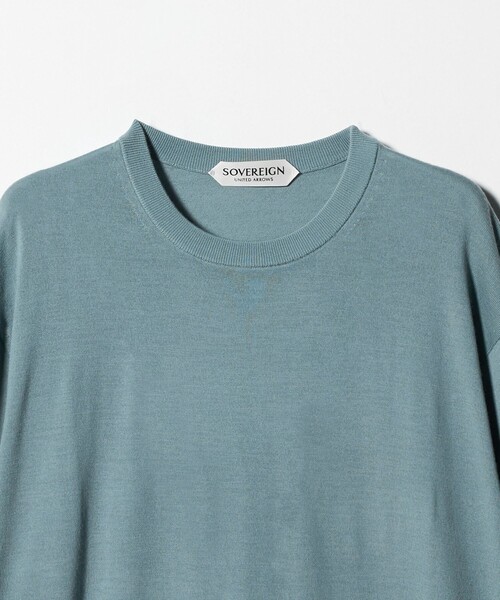 Sovereign UNITED ARROWS ハイゲージクルーネックニット SOVEREIGN＞ハイゲージ クルーネックニット