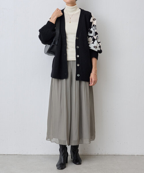 BEARDSLEY グレー ニットカーディガン BEARDSLEY 「BEARDSLEY」 ニットカーディガン FREE グレー