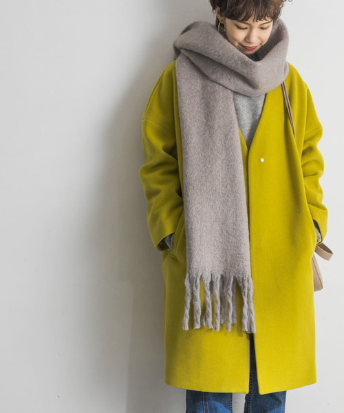 URBAN RESEARCH（アーバンリサーチ） ノーカラーコート 36 キャメル