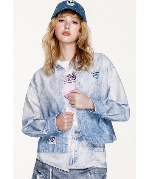 ブラウス シャツ AAPE LONG SLEEVE SHIRT レディース AAPE BY A BATHING APE ブラウス シャツ NOW LONG SLEEVE SHIRT