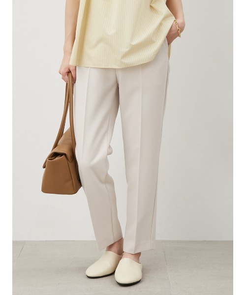 Mila Owen（ミラオーウェン） パンツ 後ろゴムセンタープレス