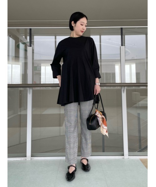 Mila Owen（ミラオーウェン） パンツ 後ろゴムセンタープレス