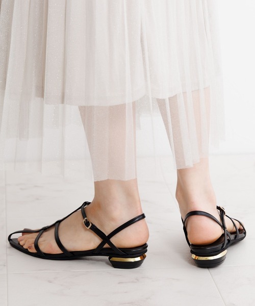 HIMIKO サンダル 夏 「Made in Japan」「HIMIKO」ポインテッドトゥT